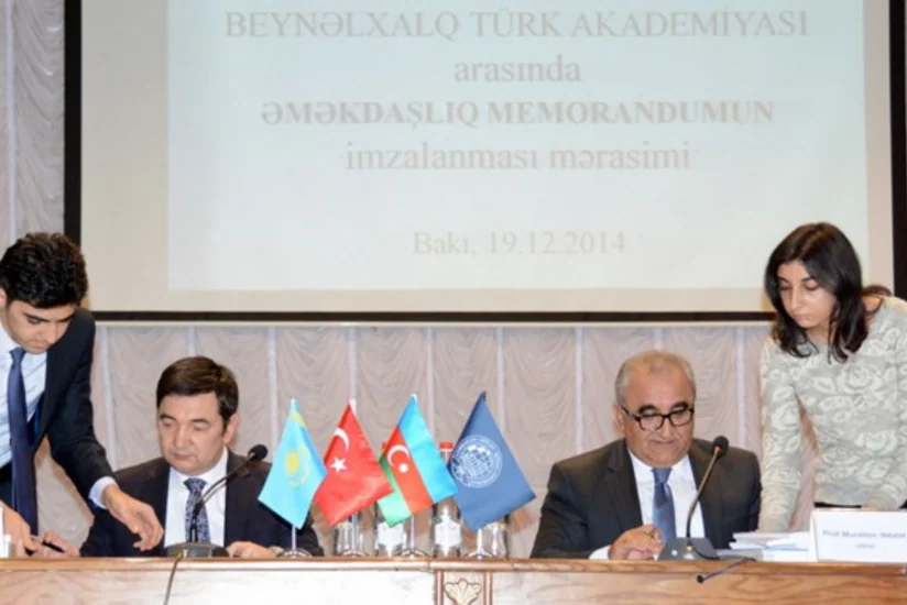 Azərbaycan Dövlət İqtisad Universiteti ilə Türk Akademiyası arasında anlaşma imzalanıb
