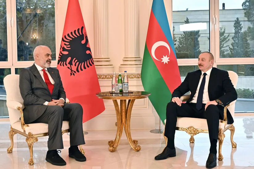 President Ilham Aliyev holds one-on-one meeting with Prime Minister of Albania Edi Rama