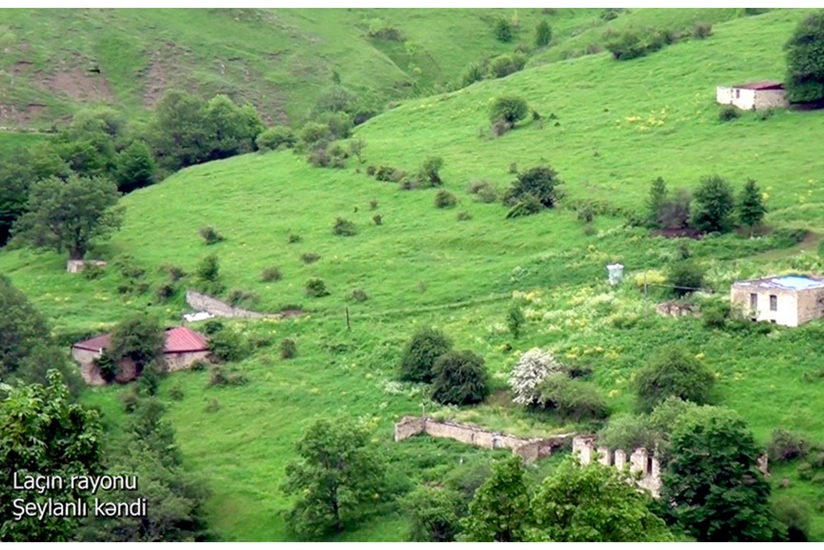 Видеокадры из села Шейланлы Лачинского района – ВИДЕО