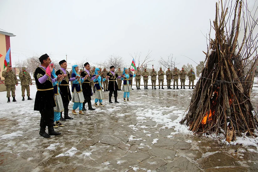 Naxçıvan Qarnizonu Qoşunlarında bayram münasibətilə silsilə tədbirlər keçirilir