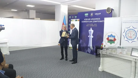 Kişi şahmatçılar arasında Azərbaycan çempionatının bağlanış mərasimi keçirilib