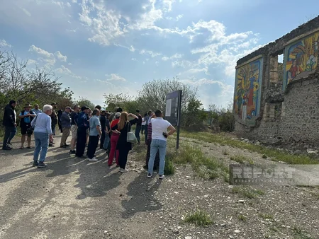 Xarici səyahətçilər Ağdamda olublar