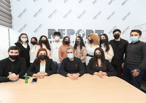 ADU-nun tələbələri Report Media Məktəbinin qonağı olublar 