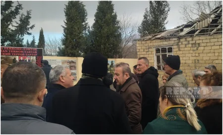 Türkiyəli şəhid ailələri Tərtərdə olublar