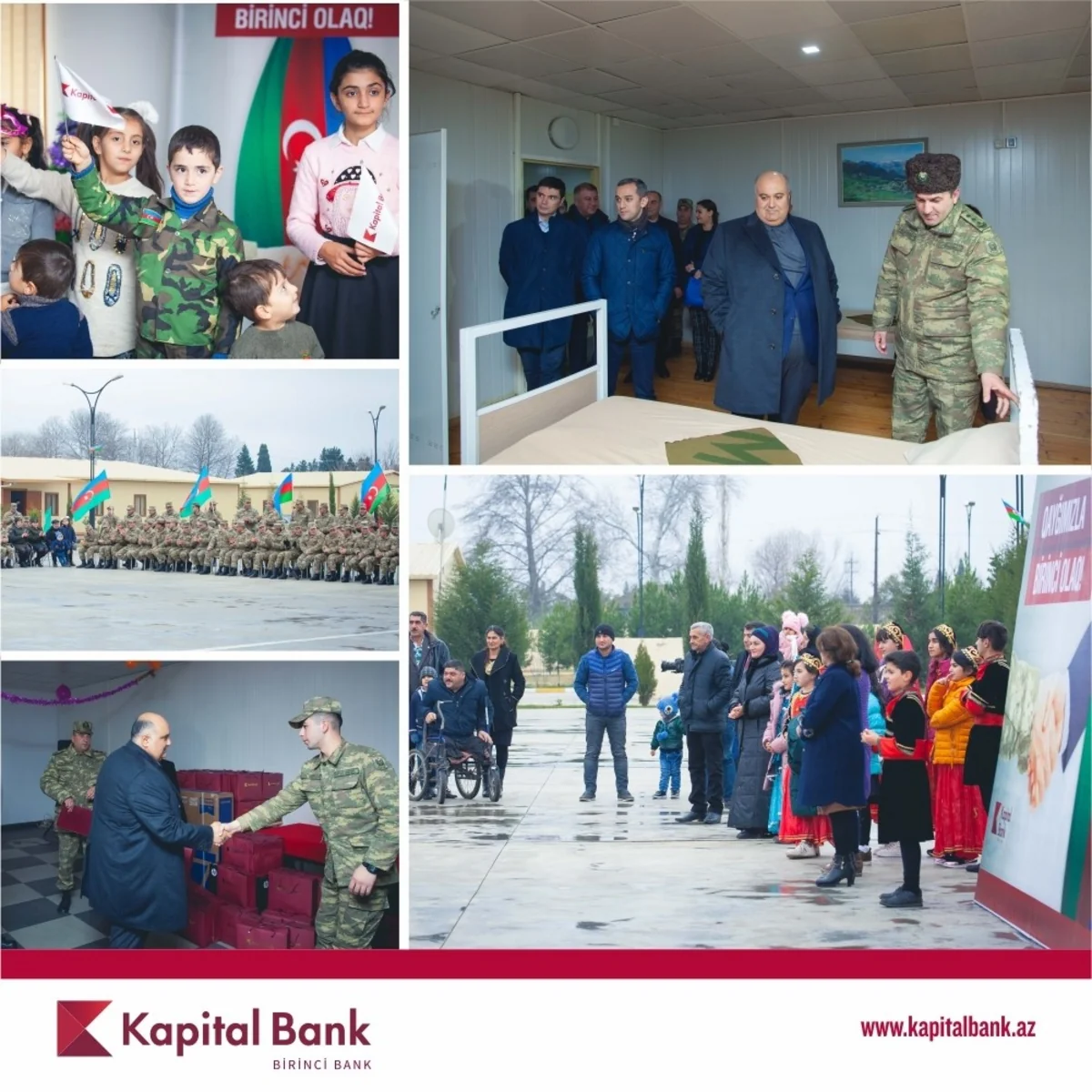 Kapital Bankn rəhbərliyi əsgərlər və şəhid ailələri ilə görüşüb