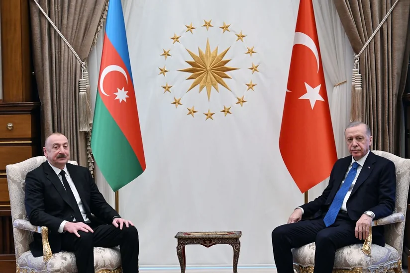 İlham Əliyevin Rəcəb Tayyib Ərdoğan ilə təkbətək görüşü başlayıb
