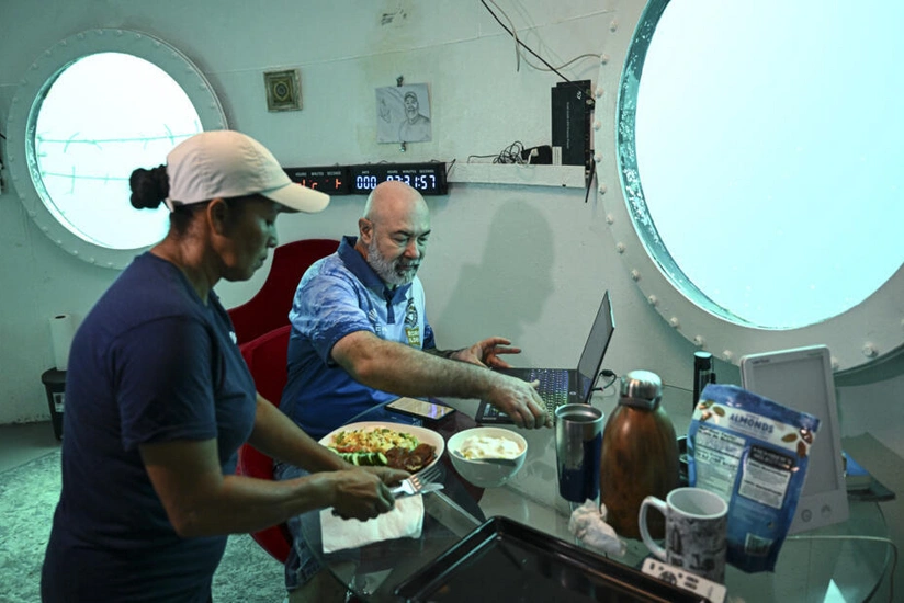 120 days: German man sets world record for living under water