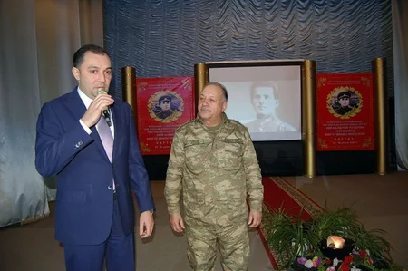 Gəncə qarnizonunda Həzi Aslanovun 110 illiyinə həsr olunan kinofilmlər festivalı başlanıb - VİDEO