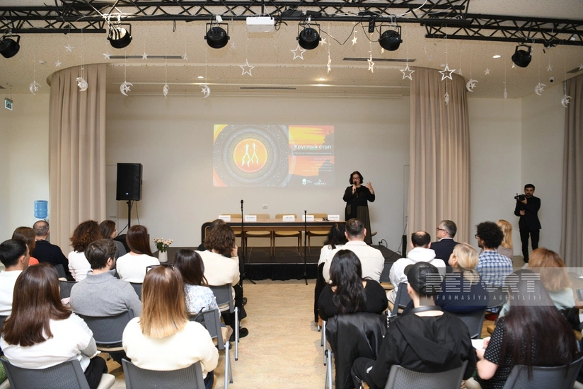 Roundtable discussion Gobustan as a Sacred Code of Humanity held at Nine Senses Art Center