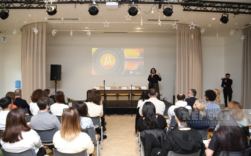 Roundtable discussion Gobustan as a Sacred Code of Humanity held at Nine Senses Art Center