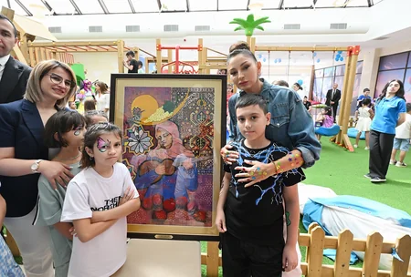 First Vice-President Mehriban Aliyeva attends celebration organized for children by Heydar Aliyev Foundation
