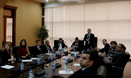 “SWIFT service bureau”nun direktoru ilə bankların nümayəndələri arasında görüş keçirilib