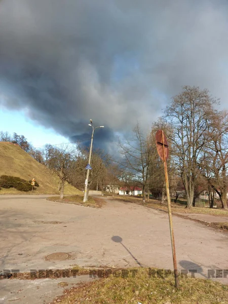 Projectile fired at residential quarters in downtown Chernihiv causes destruction