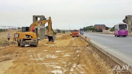 Tağıyev qəsəbəsi - Sumqayıt avtomobil yolu genişləndirilir