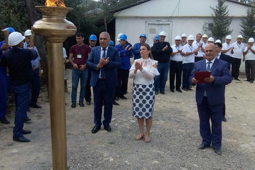 Azərbaycanda daha bir kəndə qaz verilib