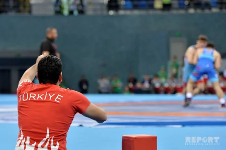 Azərbaycan Prezidenti İlham Əliyev yarışların final görüşünə baxıb - FOTO - YENİLƏNİB-6