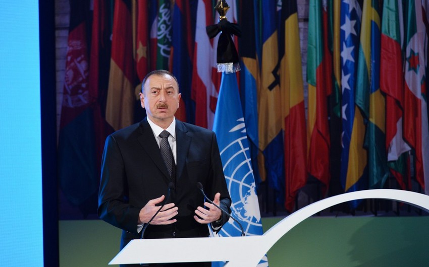 Prezident İlham Əliyev: Ermənistan toponimlərinin mütləq əksəriyyəti Azərbaycan mənşəlidir