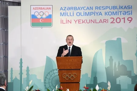 Prezident İlham Əliyev 2019-cu ilin idman yekunlarına həsr olunan mərasimdə iştirak edib - YENİLƏNİB