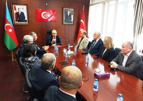 Mətbuat Şurası İdarə Heyətinin üzvləri Türkiyənin Azərbaycandakı səfirliyində olublar