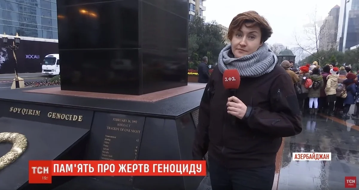 Ukraine's famous 1+1 TV channel prepares video plot about Khojaly genocide - VIDEO