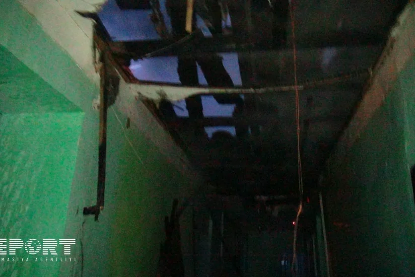 В школьном здании в Губе произошел пожар - ФОТО - ВИДЕО - ОБНОВЛЕНО