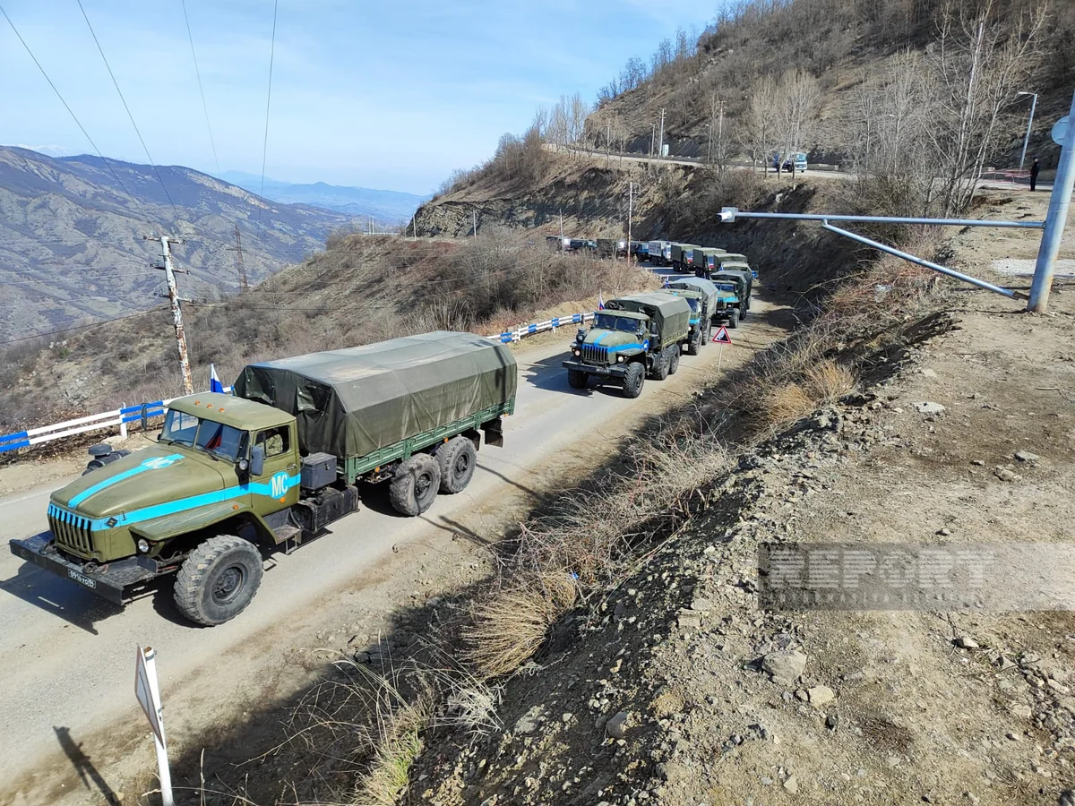 На дороге Ханкенди-Лачын созданы условия для проезда 56 автомобилям РМК
