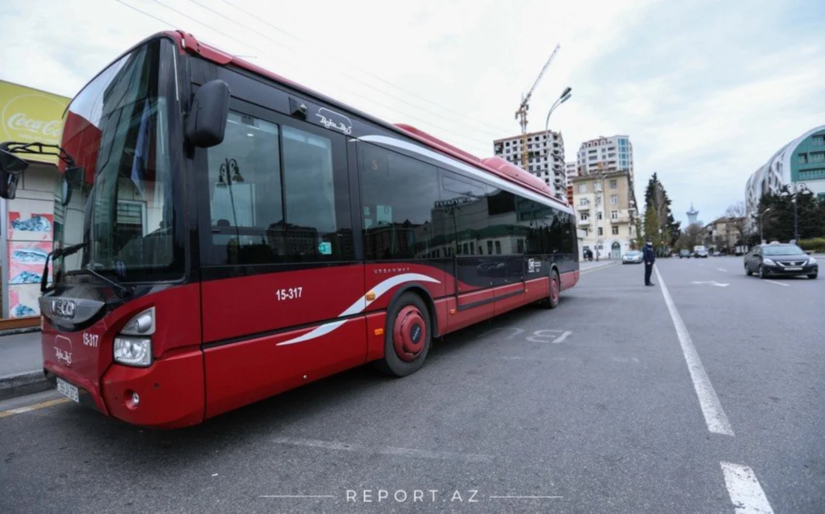 M8  ekspres xətti üzrə avtobusların hərəkət sxemi dəyişib