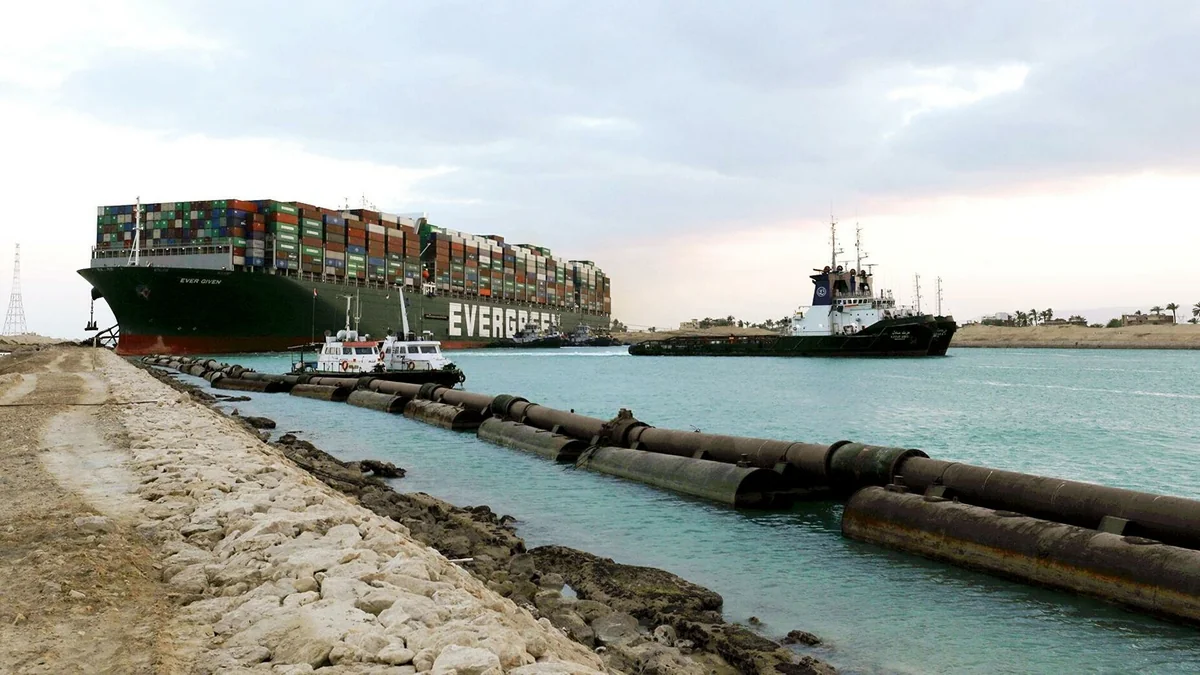 Süveyş kanalını bağlayan gəmi müsadirə edilib