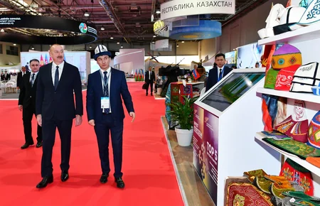 Prezident İlham Əliyev SPECA ölkələrinin sərgisinin açılışında iştirak edib - YENİLƏNİB