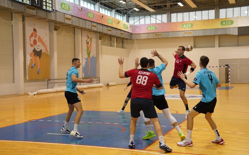 Kişi həndbolçular arasında Azərbaycan çempionatında daha bir oyun keçirilib