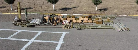 Number of weapons thrown by Armenians in Fuzuli while retreating revealed