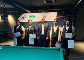 Bilyardın sərbəst piramida növü üzrə Azərbaycan çempionatının qalibləri müəyyənləşib