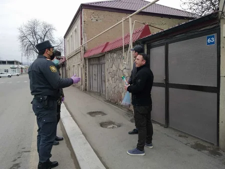 Qubada xüsusi karantin rejimini pozan şəxslər cərimələndi