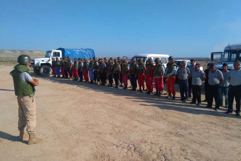 Xızıda 922 ədəd partlamamış hərbi sursat aşkar edilib