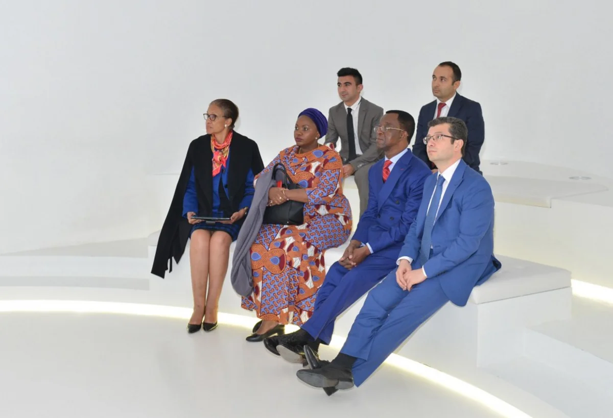 Pan-Afrika Parlamentinin prezidenti Heydər Əliyev Mərkəzində olub