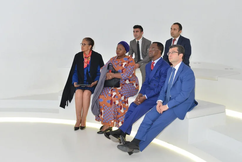 Pan-Afrika Parlamentinin prezidenti Heydər Əliyev Mərkəzində olub