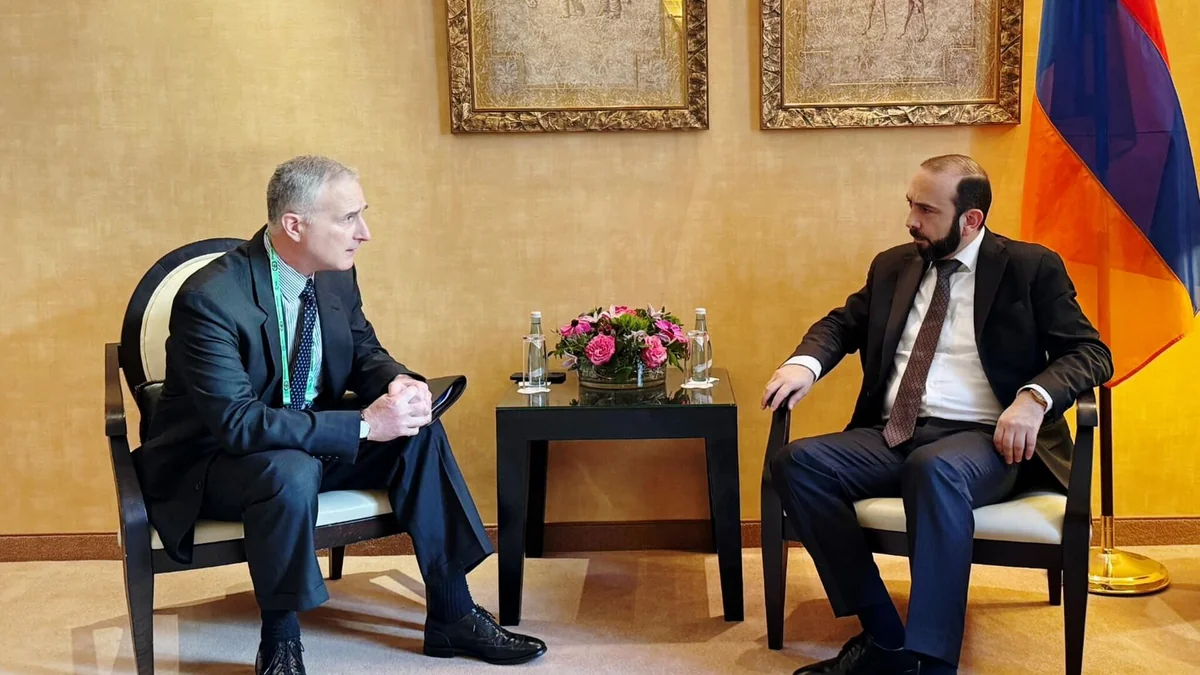 Ararat Mirzoyan discusses Armenia-Azerbaijan normalization process with US official