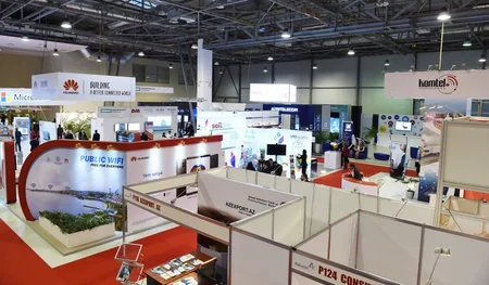 President Ilham Aliyev visits Bakutel 2017 exhibition