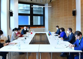 Sahibə Qafarova Yaponiya Parlamentinin Müşavirlər Palatasının sədri ilə görüşüb
