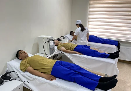 Zakir Həsənov Xocavənddə hərbi hospitalın açılışında olub