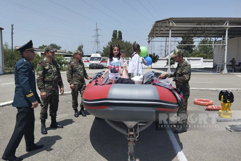 FHN tərəfindən şəhid övladları üçün “açıq qapı günü” keçirilib