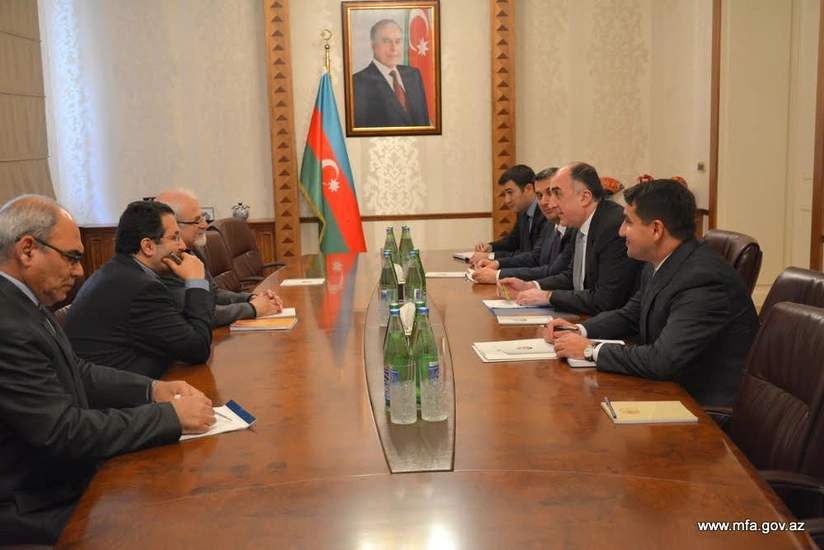 Elmar Məmmədyarov İranın XİN nümayəndəsi ilə görüşüb