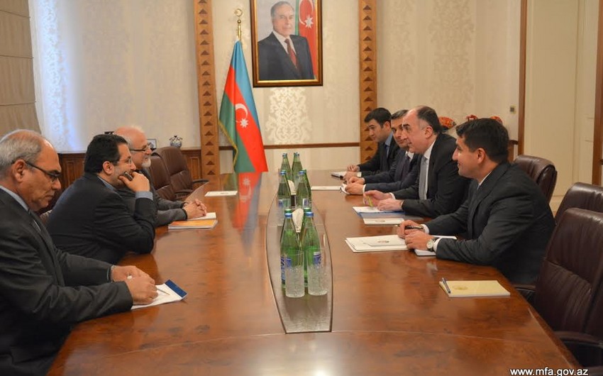 Elmar Məmmədyarov İranın XİN nümayəndəsi ilə görüşüb