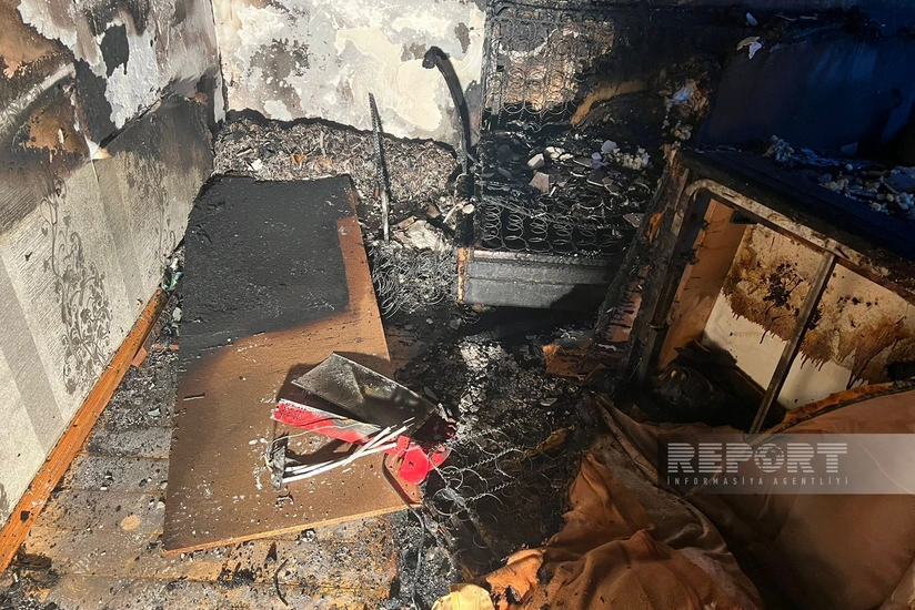 Masazırda yanğın baş verən mənzildə 92 yaşlı kişinin meyiti aşkarlanıb - YENİLƏNİB