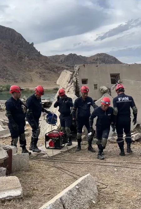 Azərbaycan xilasediciləri Qazaxıstanda beynəlxalq yarışda iştirak ediblər