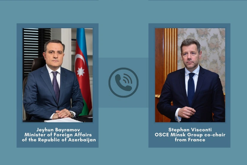 Jeyhun Bayramov holds phone conversation with French co-chair of Minsk Group