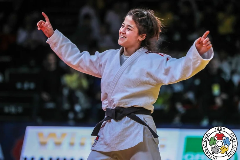 Böyük Dəbilqə: Azərbaycanın qadın cüdoçusu bürünc medal qazanıb