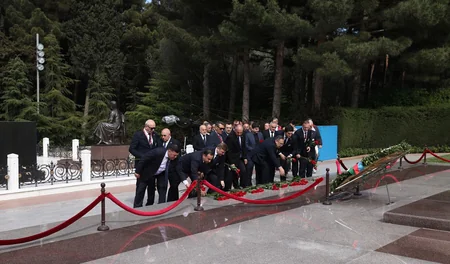 Beynəlxalq Cüdo Federasiyasının rəsmiləri ulu öndər Heydər Əliyevin xatirəsini yad ediblər