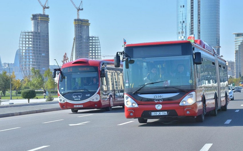BNA: Sabah avtobuslar gecə saat 01:00-dək fəaliyyət göstərəcək