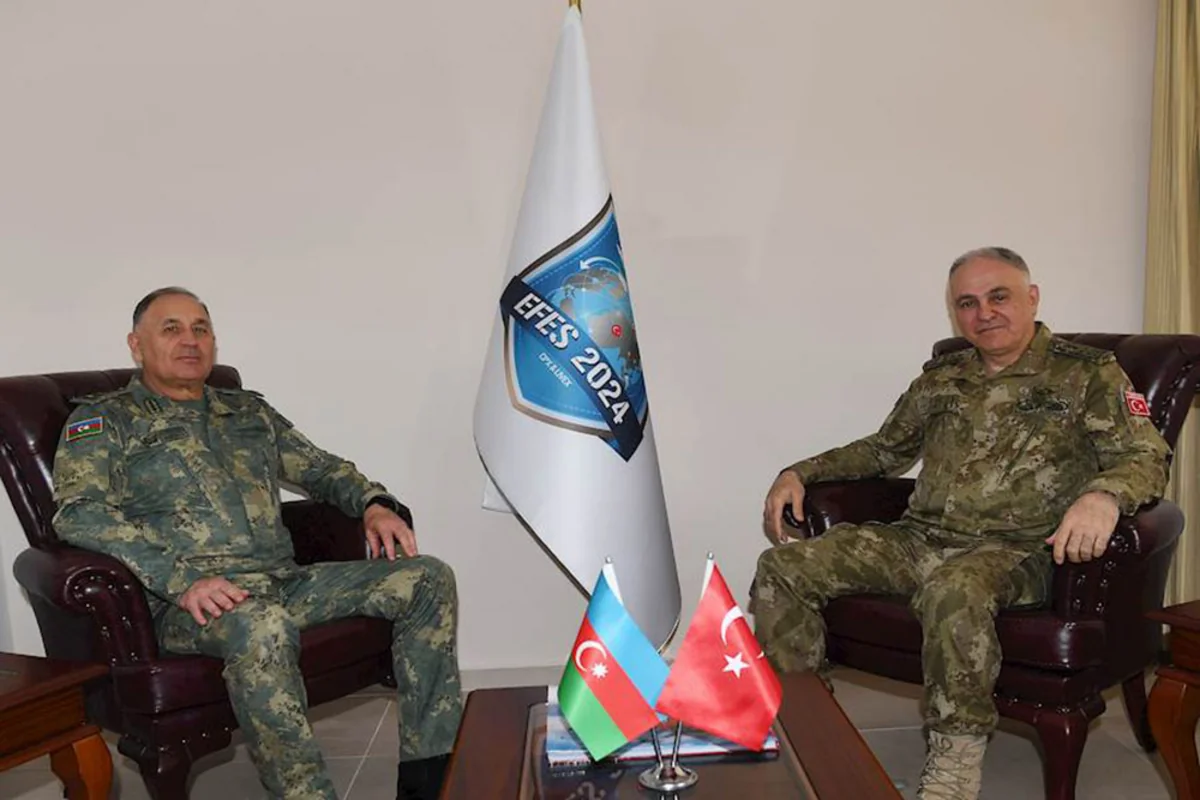 Azərbaycan Ordusunun Baş Qərargah rəisi türkiyəli həmkarı ilə görüşüb